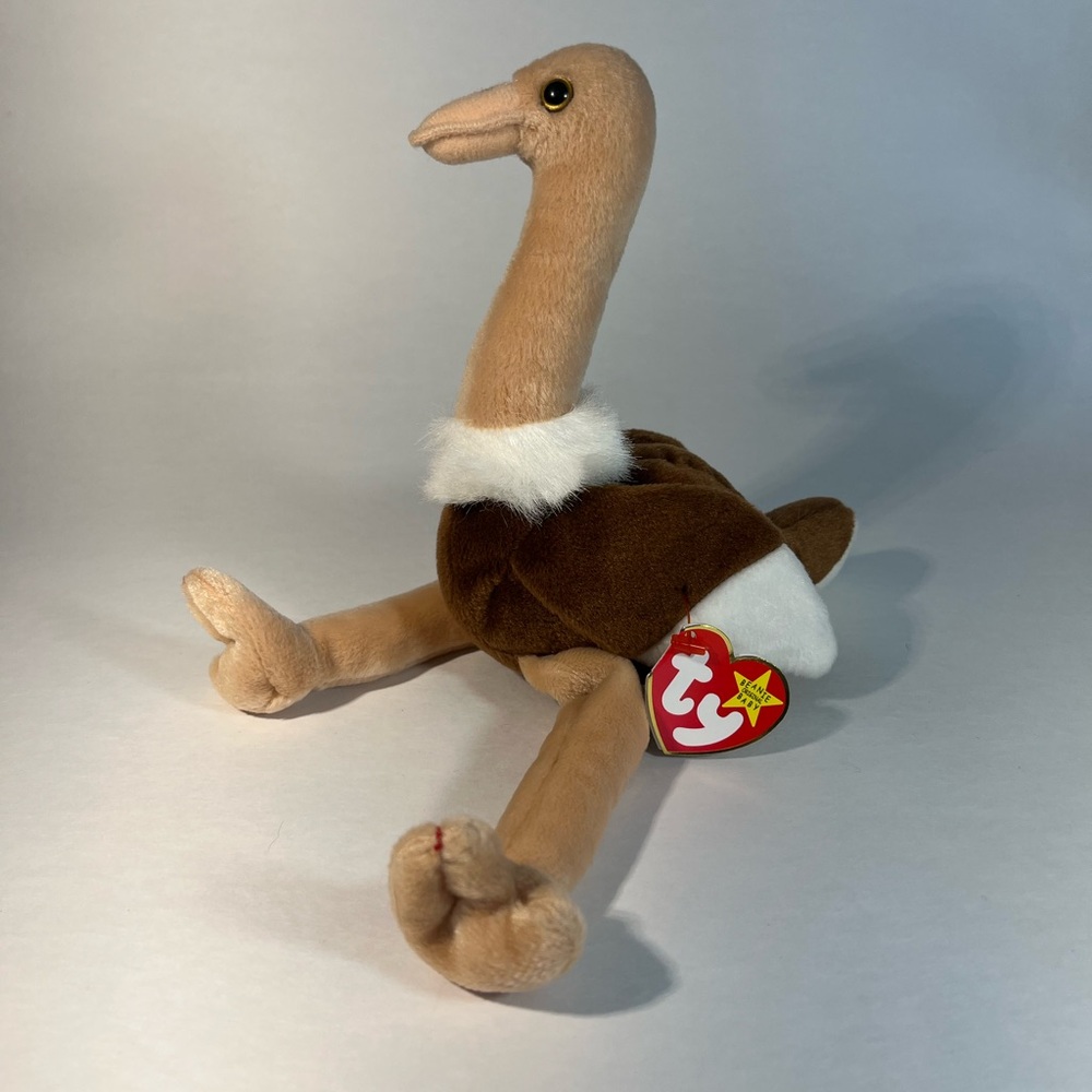 Stretch the Ostrich Ty Beanie Baby